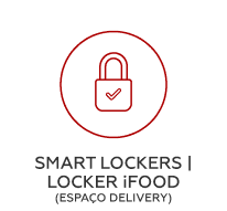 Smart lockers | locker iFood (espaço delivery)